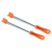 2Pcs Chainsaw Sharpener Kit 5/32" (4.0 mm) Round Saw Chain File with Angle Guide