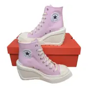 Converse Chuck 70 De Luxe Wedge Platform Stardust Lilac Pink Womens 7.5 NEW