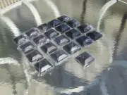 POST CAP 3 X 3 CAST ALUMINUM SQUARE POST CAPS 21 PCS DARK BROWN