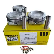 3X 75.00MM PISTON SET FOR Citroen Peugeot C3 DS3 208 308 1.2 VTi EB2 HMP HMZ