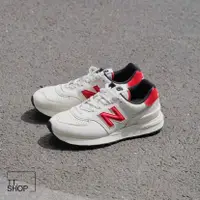 在飛比找蝦皮購物優惠-New Balance 574 Legacy 白紅 休閒鞋 