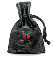 DRAGON EYE DICE BAG Red Dungeons & Dragons DND Storage (Dice Not Included)