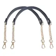 Purse Chain Handles - Microfiber Leather - Replacement for Shoulder Bag or