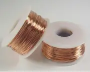 12 Ga Copper Wire Round Soft 2 x 1 Lb. Each Spool 2 x 50 ft Solid bare Copper