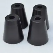 4pcs Speaker Shock Spike Foot Pad Isolation Floor Base Stand Rubber Pad 50*44*28