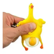 Mini 9cm Chicken and Egg Toy Stress Relief Laying Egg Age 14 months+