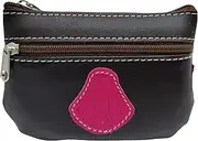 [Planta Color] Bull Capot Stamp Double Pocket Wallet for Men or Women Includes Majestic Bull Keyring and Taurine Bracelet