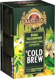 Basilur Cold Brew - Guava Passionfruit - 20 Enveloped Ceylon Tea Bags