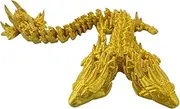 Fidget Dragon - Double Head Toy Dragons Printed Animals | Flexible Articulated Dragon, Movable Joints, Executive Desk Toys for Home Office