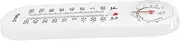 KICHOUSE Temperature and Humidity Display Multi-Function Thermometer Home Decor Multifunctional Palette Hygrometer Thermometer High-Precision Thermometer Room Thermometers White Plastic