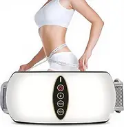 Electric Heat Vibration Waist Belt, Electric Slimming Belt with Adjustable 4 Vibration Levels and 3 Temperatures, Intelligent Timing, for Plasticity and Health, Promote Digestion, Relieve Pain