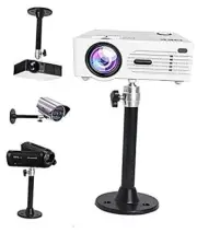 Mini Projector Mount Projector Ceiling Mount Black 7.9 in / 20 cm 360°