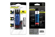 Nite Ize Radiant 3-In-1 LED Mini Flashlight Outdoor Camping Hiking 80lm Blue