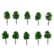 Set of 10 Plastic Model Trees for Outdoor Landscape and Architecture Scenery
