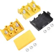 1 Pc Random Color Electric Bicycle Junction Storage E Bike Motor Controller Wire Connection Insulation Box Phase Battery Wire Connector, Conduits and Fittings (5.8cm/2.28"×4.3cm/1.69"×2.2cm/0.87")