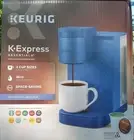 Keurig K-Express Essentials Pacific Blue Single-Serve K-Cup Pod Coffee Maker BM