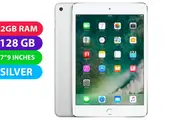 Apple iPad Mini 4 Cellular (128GB, Silver) - Grade (Excellent)