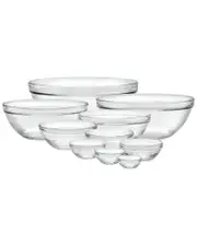 Duralex Gigogne Stackable 10pc Mixing Bowl Set