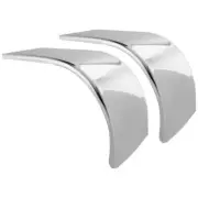 Vendetta Premium 14 Gauge 304 SS Half Fenders - 35.5 Inch W/Out Brackets - Pair