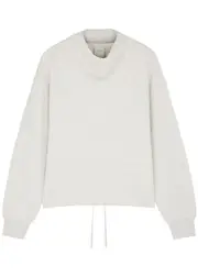 Varley Betsy Stretch-jersey Sweatshirt - Ivory - M M