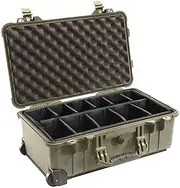 [Pelican] 1510 Protector Case with Dividers, Olive Drab Green