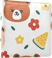Cartoon Cute Brown Bear Photo Album Binders Picture Book For Photos Self Adhesive Pages Scrap Book Photo Albums Family Photo Album 6x8