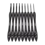 9 Pcs Knitting Needle Crochet Hook Set Ergonomical Crochet Needle for Women