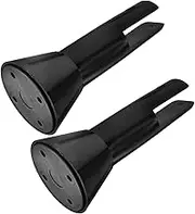 ERINGOGO 2pcs Adjustable Plastic Toilet Partition Bracket Restroom Support Feet for Easy Installation Stylish Design and Enhanced Bathroom Aesthetics