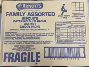 ARNOTTS FAMILY ASSORTED BISCUITS CATERING BULK PACKS 6x 500g PACKS 3kg NET