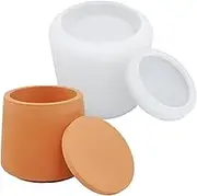 Candle Container Silicone Mold | Heat-Resistant Silicone Casting Mold Resin Making Molds,Compact Ornament Mould Epoxy Casting Molds for Candlestick Decorations