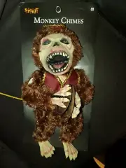 Zombie Monkey Chimes Cymbals Clapping Animated Spirit Halloween Works New Doll