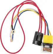 BUGUUYO Motorcycle Horn Wiring Kit Harness Wire Horn Connector Plastic