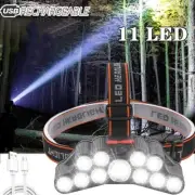 LED Super Bright Headlamp Rechargeable Headlight Head Torch Work Lamp Flashlight