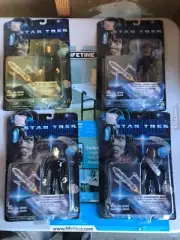 star trek first contact action figures Lot
