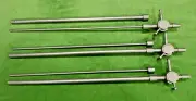 3pc Laparoscopic 2 Way Thumb Suction Irrigation Cannula 10-5mm SS Reusable