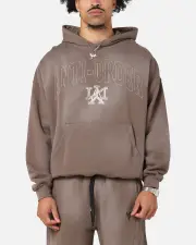[The Anti Order] The Anti Order Post Season Boxy Hoodie Sunfade Brown - Size L L Sunfade Brown