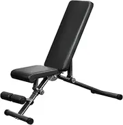 FINEX Foldable Weight Bench for Home Fitness, Adjustable FID Bench for Full Body Exerise