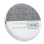 Portable CD Player Bluetooth with FM Radio, Rechargeable CD Player for Car with LCD Screen