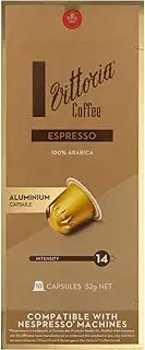 Vittoria Coffee Pods Compatible with Nespresso Original Line 80 Pods Espresso (Honey and Toasty) - Medium Roast - Arabica - Single Serve - Espresso Machine - Allergen Free - 1 Count