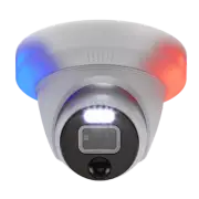 Swann Add-On DVR Flashing Light Dome Security Cam with Sensor Spotlight, 4K