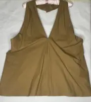 Banana Republic Brown halter top open back Size X-Large