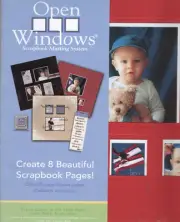 Open Windows Scrapbook Matting System Creates 8 pages New