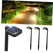 Solar Pathway Lights Super Bright with 2-in-1 Warm White 4.72*6.43*25.39inch