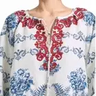 $295 NWT SACHIN & BABI Celia Top Floral Peasant Blouse Red Embroidery Boho MED
