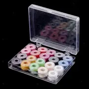 20Pcs Sewing Machine Bobbins Colorful Threads Spools For