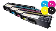 Brother TN340 Toner Cartridges Value Pack - Includes: [1 x Black, Cyan, Magenta, Yellow]