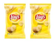 2 x 550g Lay's Classic Potato Chips Big