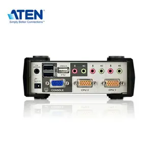 【預購】ATEN CS1732B 2埠 PS/2-USB VGA/音訊 KVMP™多電腦切換器(具備OSD功能)