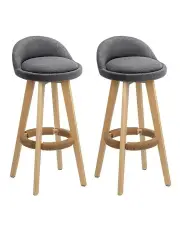 [Artiss] Bentwood Bar Stool in Grey
