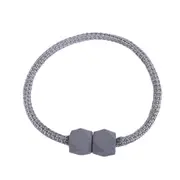 4/6PCS Magnetic Curtain Tiebacks Tie Backs Buckle Clips Holder Hooks Home Decor Grey